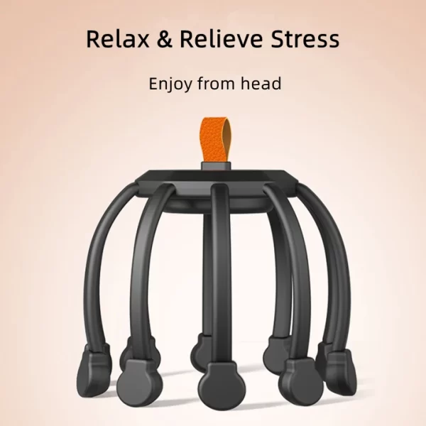 MingKang High Quality Electric Head Massage Relax Scalp Head Massage Octopus Head Massager - Image 3