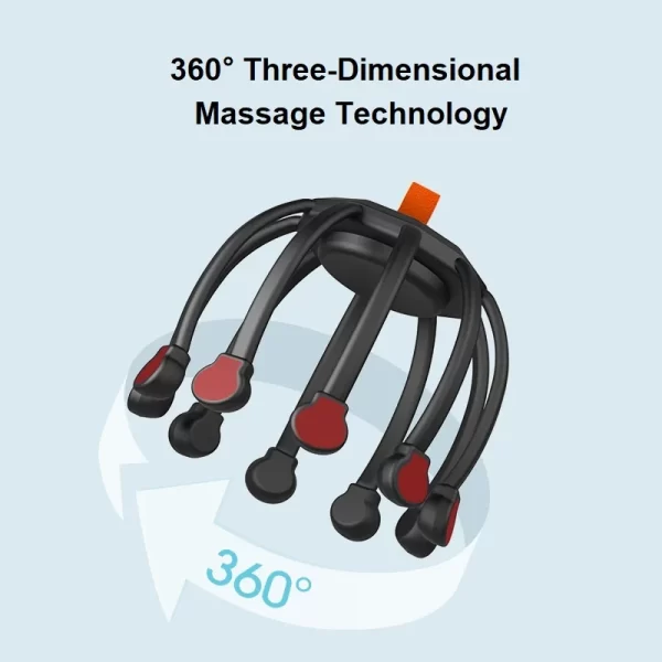 MingKang High Quality Electric Head Massage Relax Scalp Head Massage Octopus Head Massager