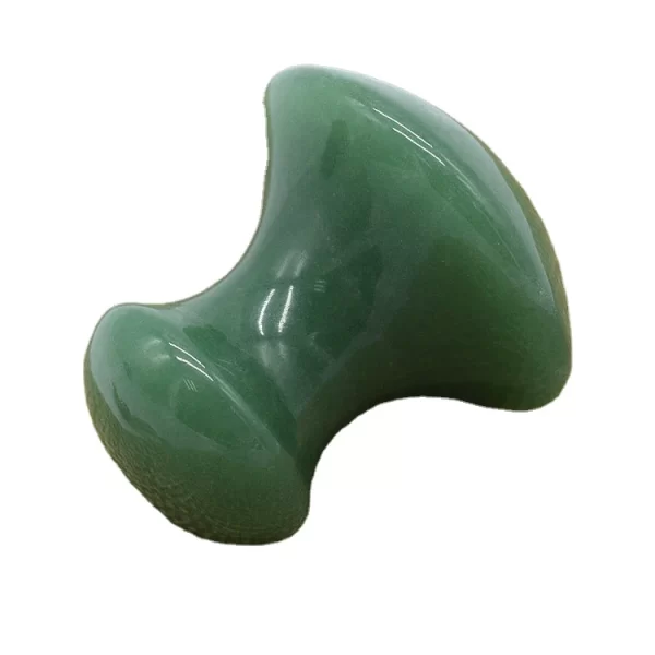 Green Aventurine Mushroom shaped Gua Sha Tools Mushroom Guasha Massage Stones For Face - Image 6